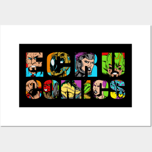 ECRU COMICS LOGO Posters and Art